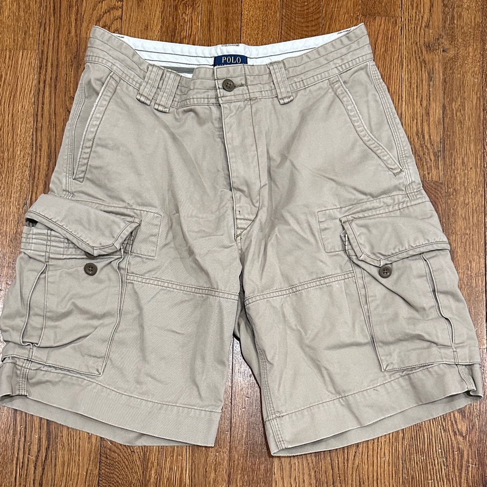 Polo by Ralph Lauren Men's Beige Cargo Shorts